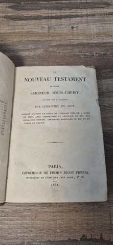 Nouveau testament notre - nouveau,