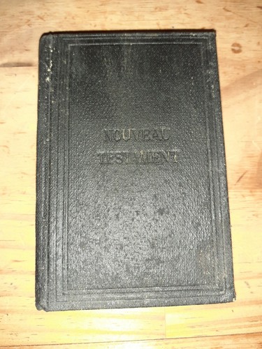 Nouveau testament notre - testament, notre-